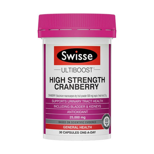 Swisse Ultiboost High Strength Cranberry 30Cap